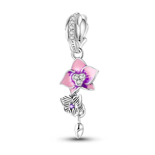 Orchid Dangle Charm