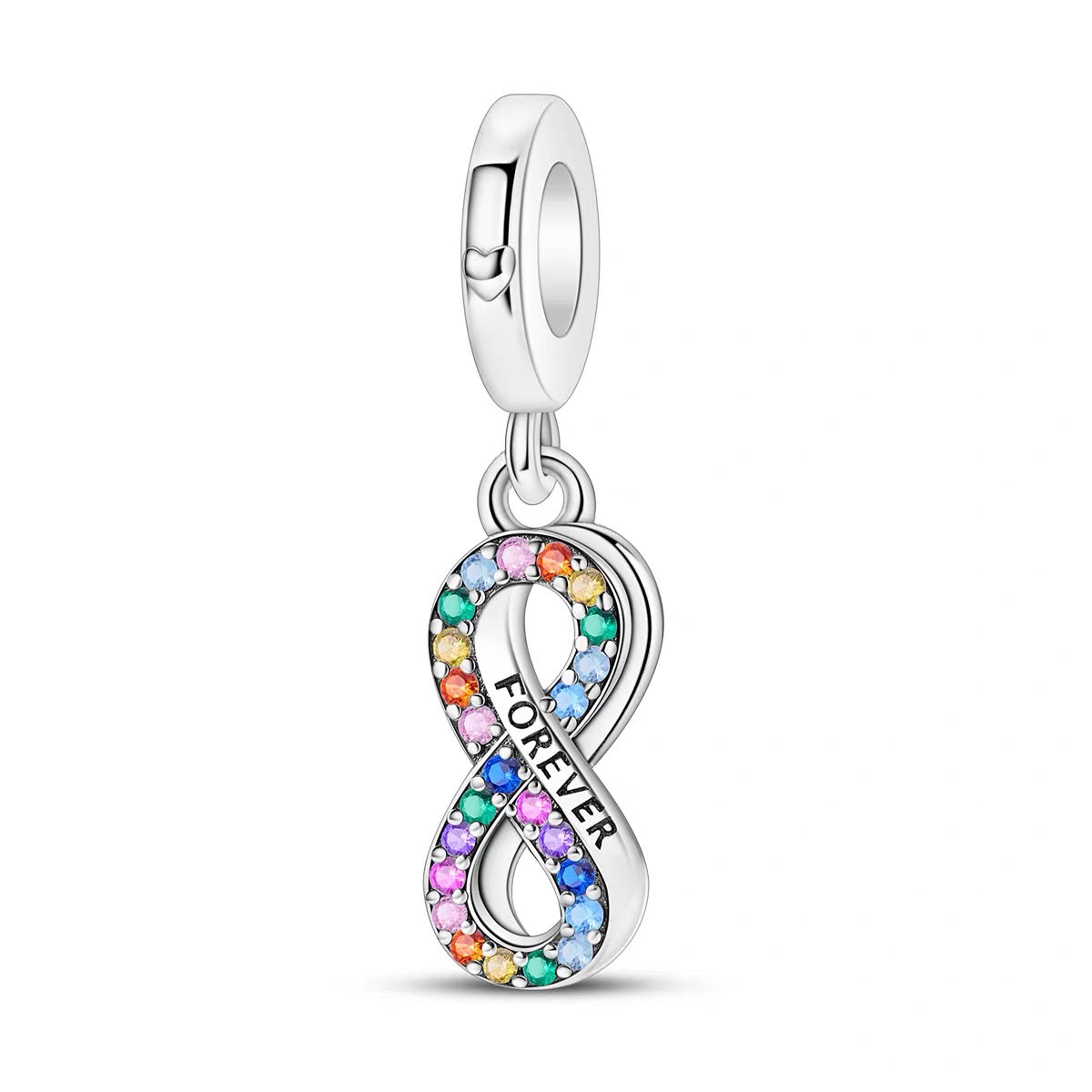 Rainbow Forever Infinity Dangle Charm